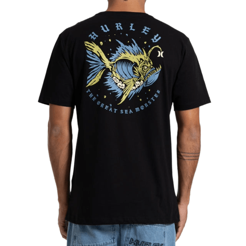Camiseta Masculina Hurley Monster PRETO-HYTS010898- -1-